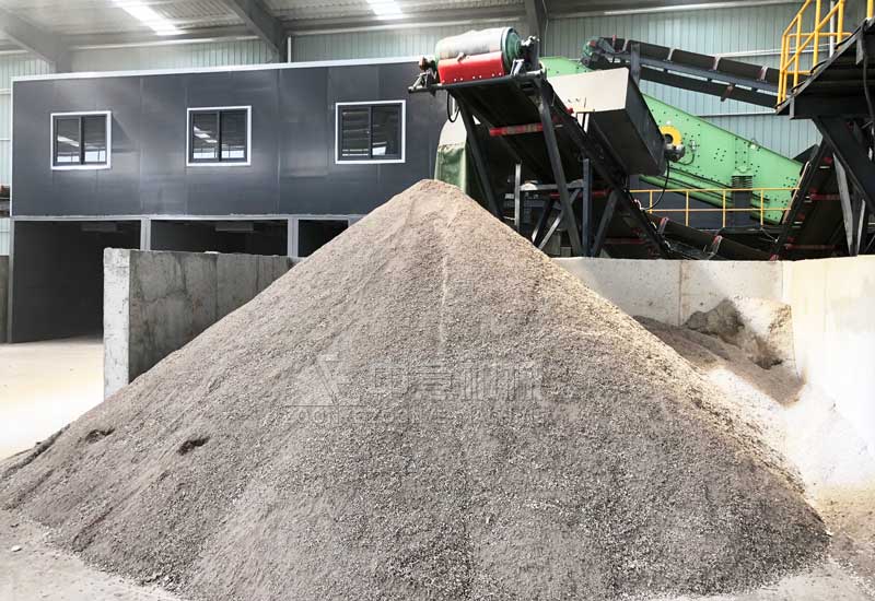 Sifted fine sand